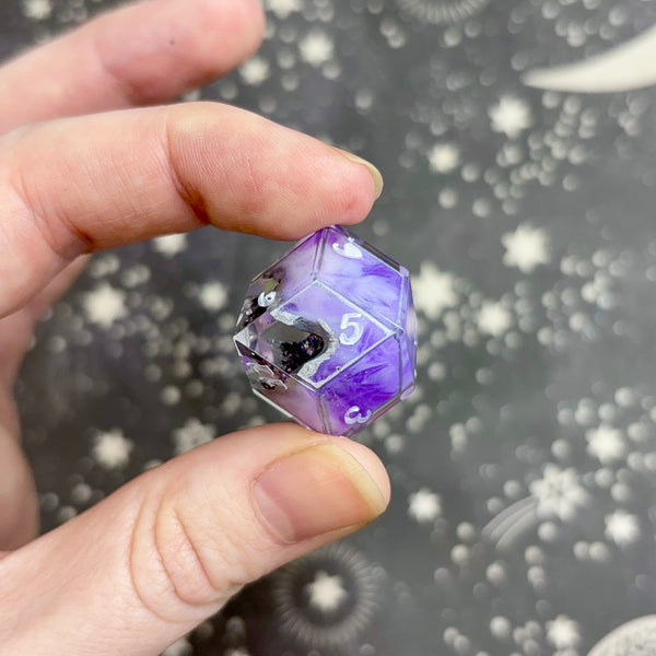 "Astral Gems" - 7 Piece Show Off Set - Logo d20