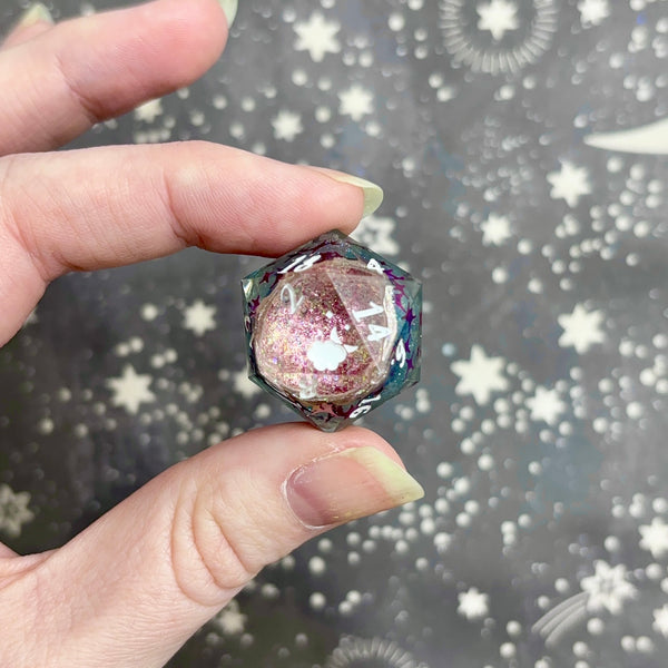"Cosmic Geodes" - 7 Piece Show Off Set - Logo d20