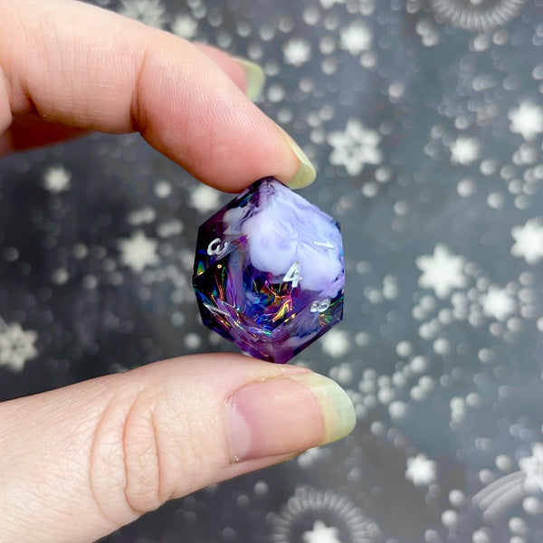 "Mana Storm" - 7 Piece Show Off Set - Logo d20