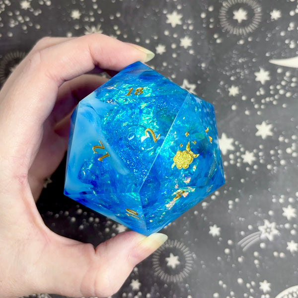"Crystaline" - 60mm Logo d20