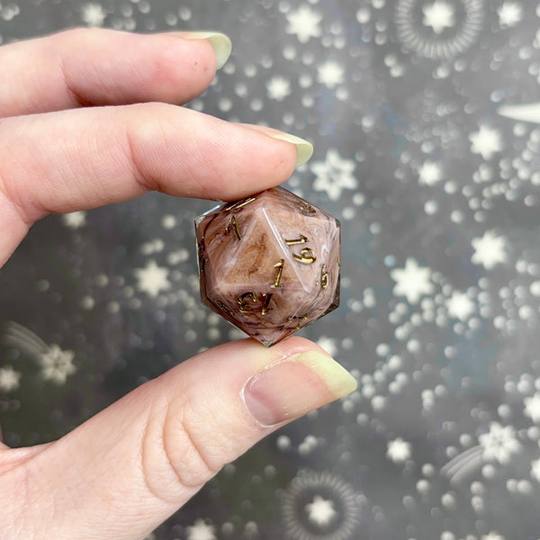 "Sediment" - Elongated 7 Piece Show Off Set - Logo d20