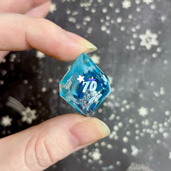 "Dragonborn" - 7 Piece Show Off Set - Logo d20