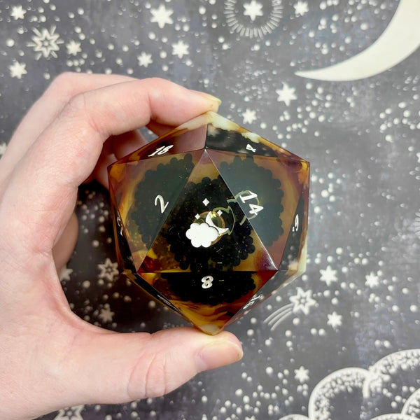 "Too Much Boba" - 60mm Logo d20