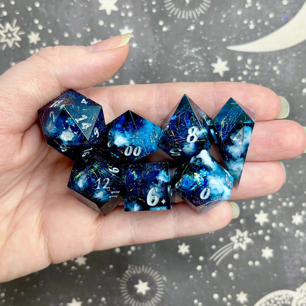 "Above and Beyond" - 7 Piece Show Off Set - Logo d20