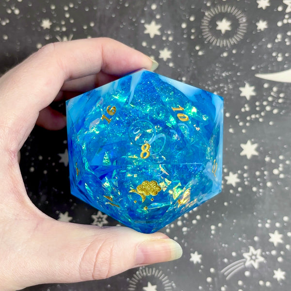 "Crystaline" - 60mm Logo d20