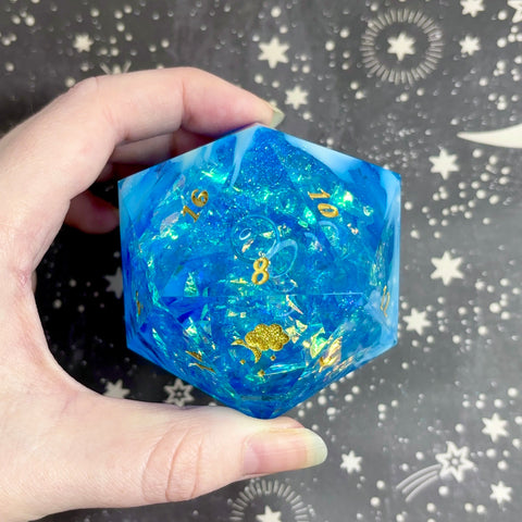 "Crystaline" - 60mm Logo d20