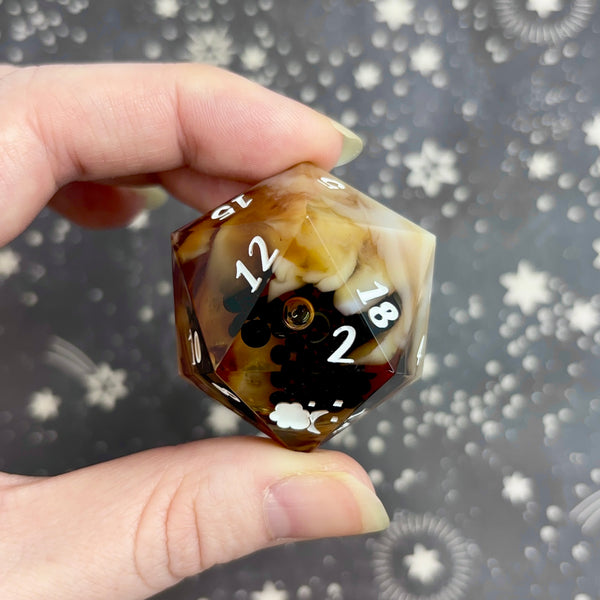 "Brown Sugar Boba" - 35mm Show-Off Logo d20
