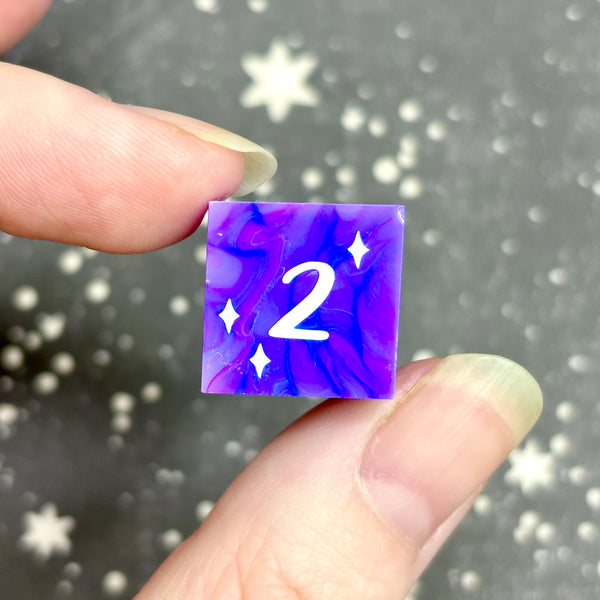 "Lavender Swirls" - 6d6 Set