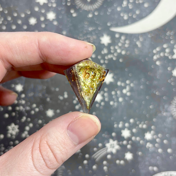 "Gold Geode" - Show Off Gem d6