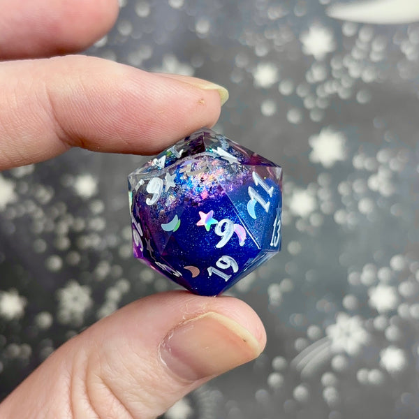 "Moonbow" - 7 Piece Show Off Set - Logo d20