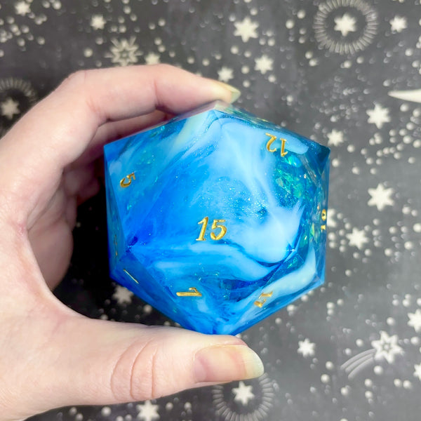 "Crystaline" - 60mm Logo d20