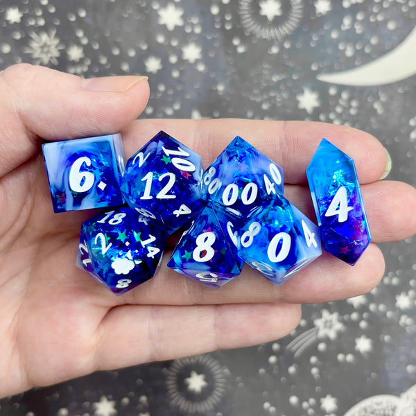 "Forgotten Stars" - 7 Piece Set - Logo d20