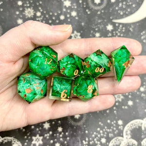 "Into the Woods" - 7 Piece Show Off Set - Logo d20