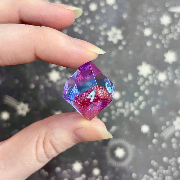 "One Clear Day" - 7 Piece Show Off Set - Logo d20