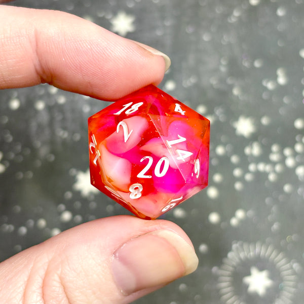 "Bursting Berries" - 7 Piece Show Off Set - Numeric d20