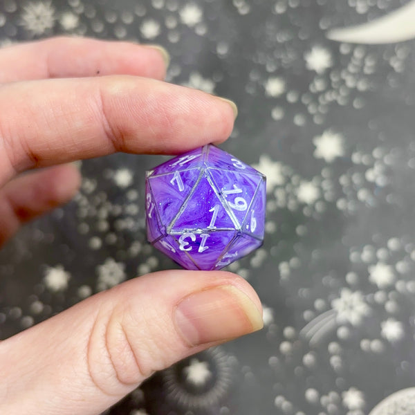 "Astral Gems" - 7 Piece Show Off Set - Logo d20