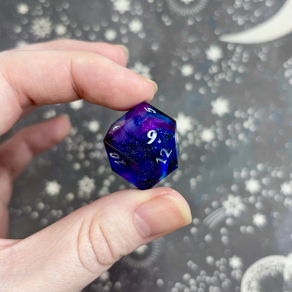 "Galaxies Beyond" - 7 Piece Show Off Set - Logo d20
