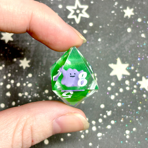 "Ditto Dice" - 7 Piece Show Off Set - Logo d20