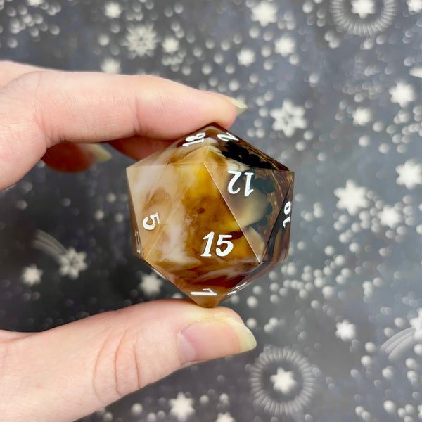 "Brown Sugar Boba" - 35mm Show-Off Logo d20