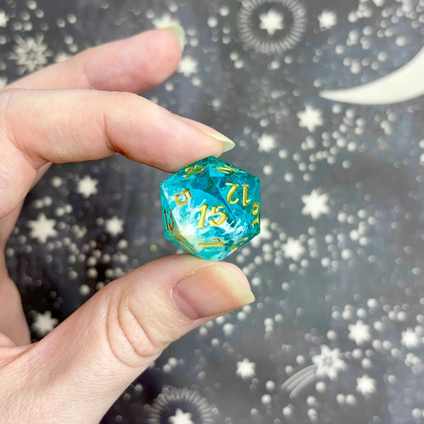 "Waves Break" - Standard Numeric d20