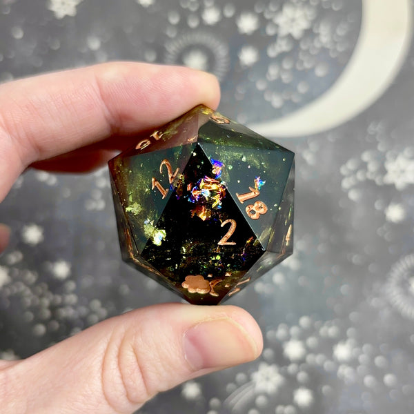 "Scarlet Nebula" - 35mm Show-Off Logo d20