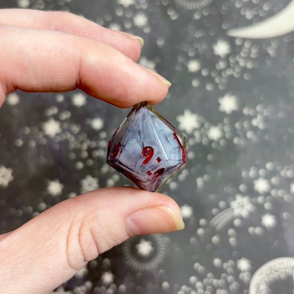 "Dragon's Hoard" - 7 Piece Show Off Set - Logo d20