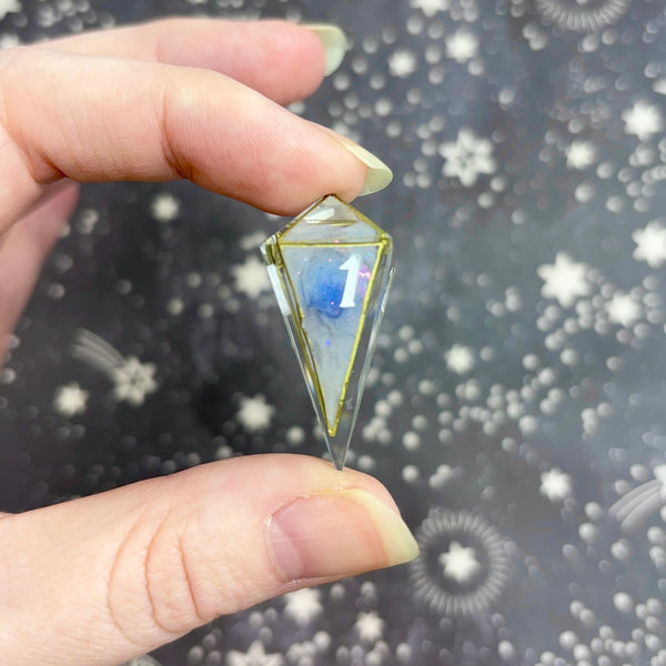 "Peaceful Planets" - 7 Piece Show Off Set - Logo d20