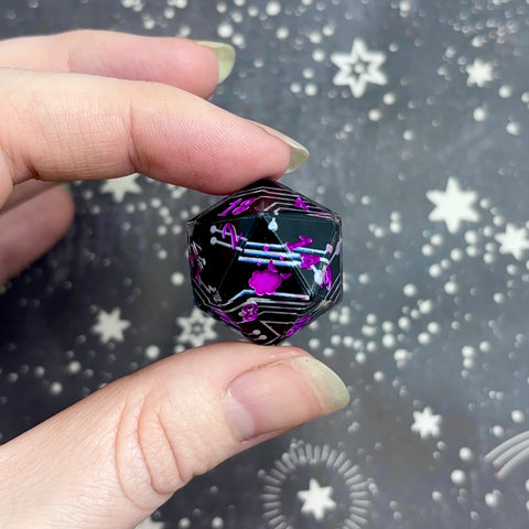 "Circuit Board" - Show Off Logo d20