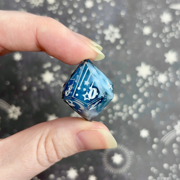 "Starry Eyed" - 6 Piece Show Off Set - Logo d20