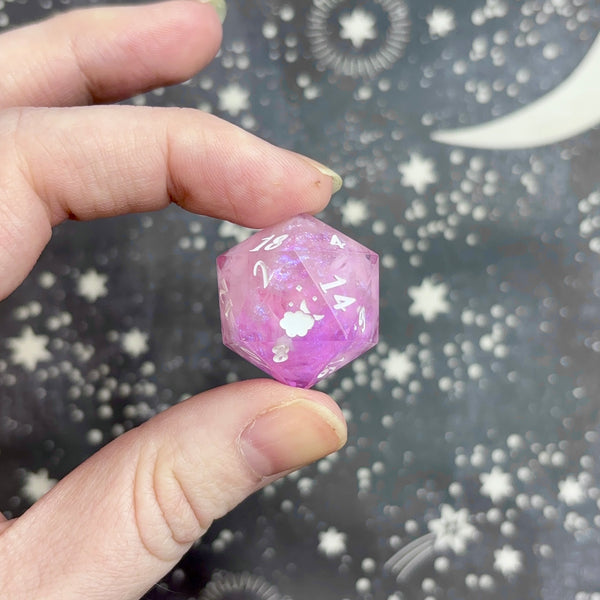 "Gentle Heart" - 7 Piece Show Off Set - Logo d20