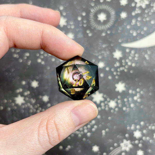 "Milkyway Moon" - Show-Off Numeric d20