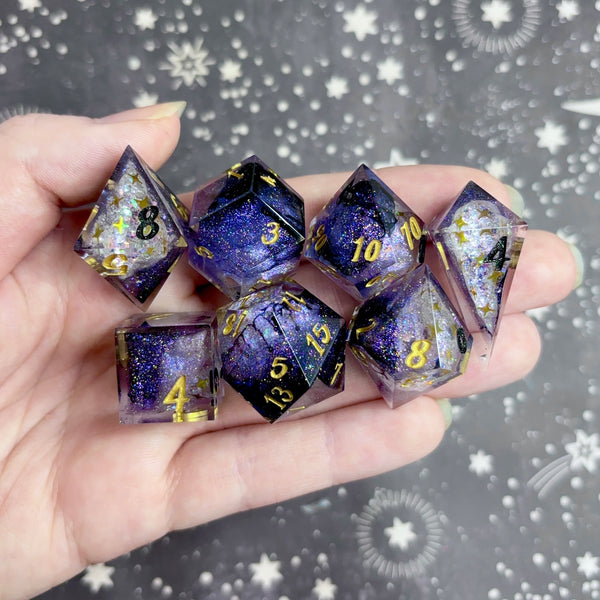 "Awestruck" - 7 Piece Show Off Set - Logo d20