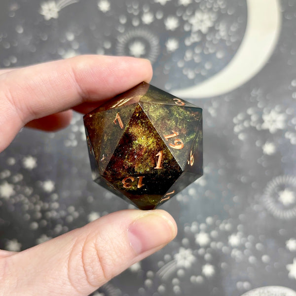 "Scarlet Nebula" - 35mm Show-Off Logo d20