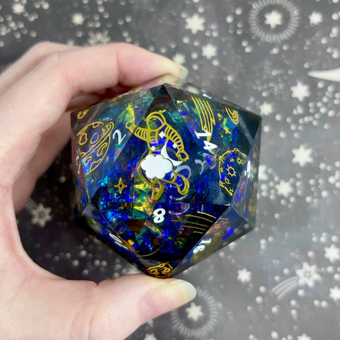 "Galactic Voyage" - 60mm Logo d20