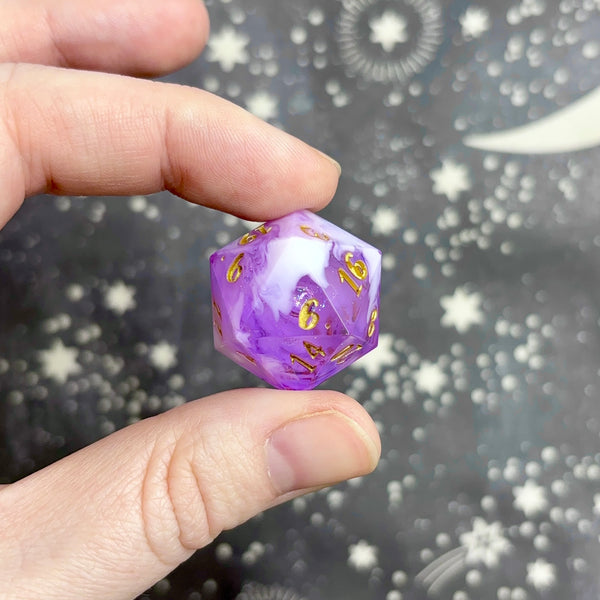 "Orchid Melody" - Show-Off Numeric d20