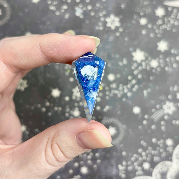 "Moon Phases" - 7 Piece Show Off Set - Logo d20