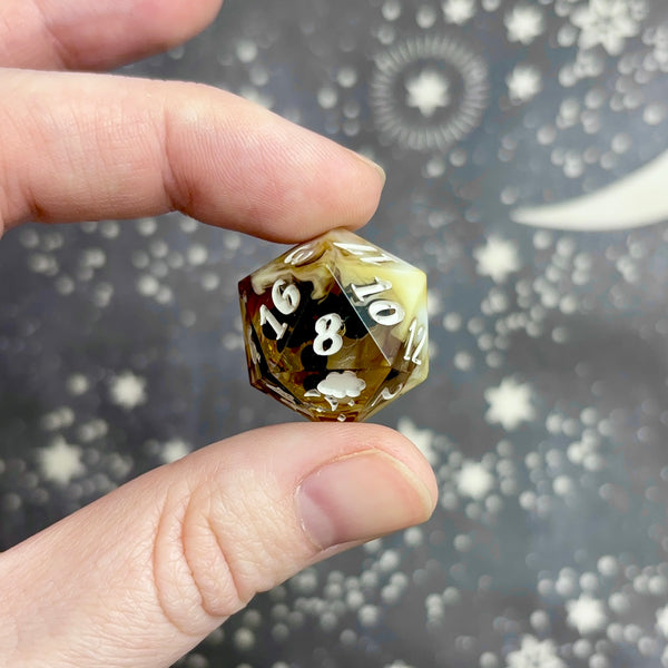 "Liquid Brown Sugar Boba" - Standard Logo d20
