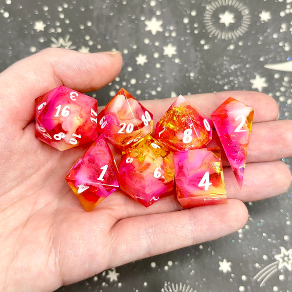 "Bursting Berries" - 7 Piece Show Off Set - Numeric d20