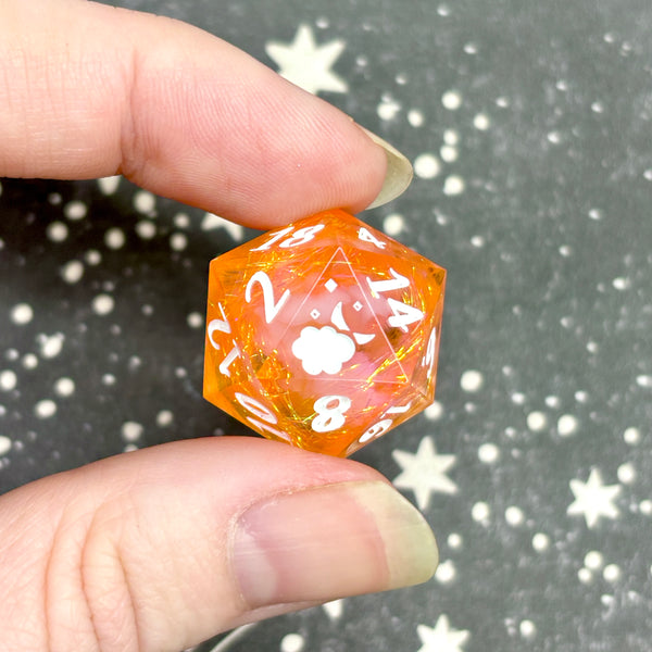 "Tangerine Tang" - 7 Piece Set - Logo d20