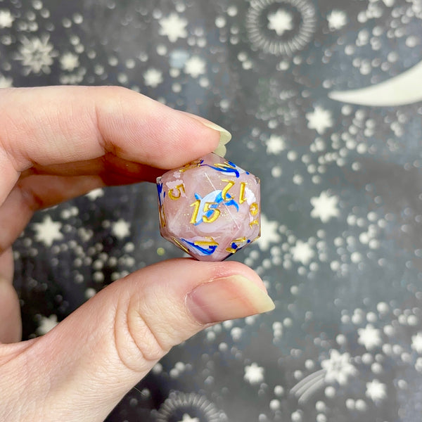 "Sky Swimming" - Standard Logo d20