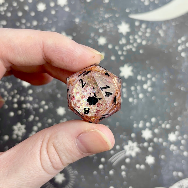 "Copper Geode" - Show Off Logo d20