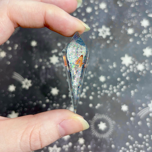 "Dazzled" - Elongated 7 Piece Show Off Set - Logo d20