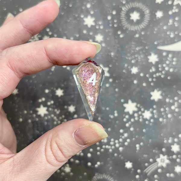 "Cosmic Geodes" - 7 Piece Show Off Set - Logo d20
