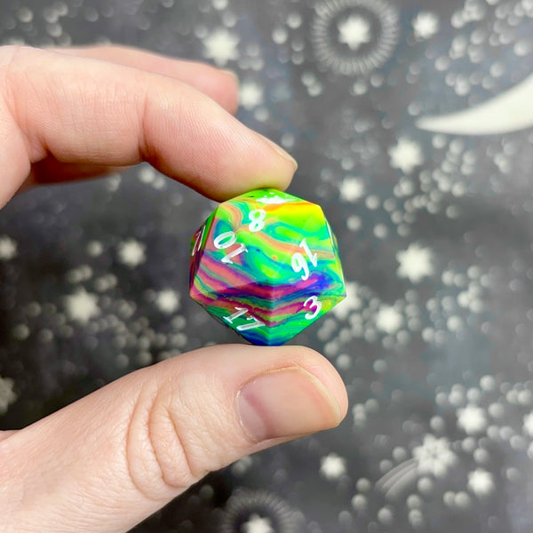 "Neon Collision" - Show-Off Logo d20