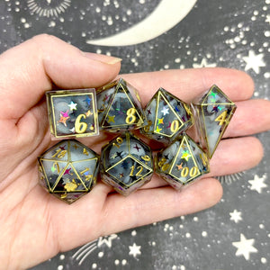 "All The Stars" - 7 Piece Show Off Set - Logo d20