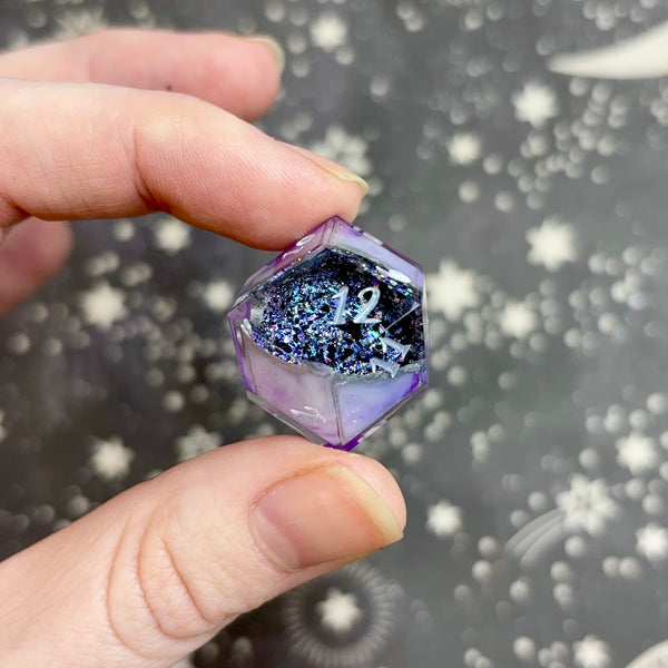 "Astral Gems" - 7 Piece Show Off Set - Logo d20