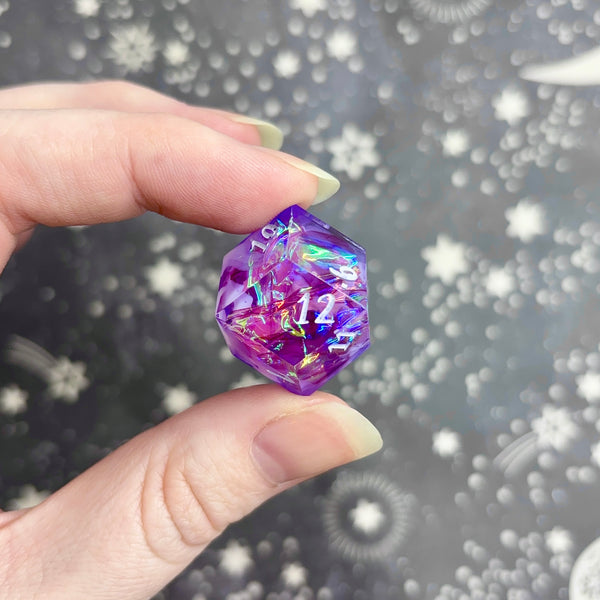 "Summer Fog" - 7 Piece Show Off Set - Logo d20