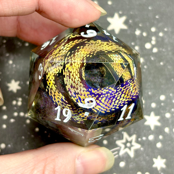 "The Serpent's Egg" - 40mm Show-Off Logo d20