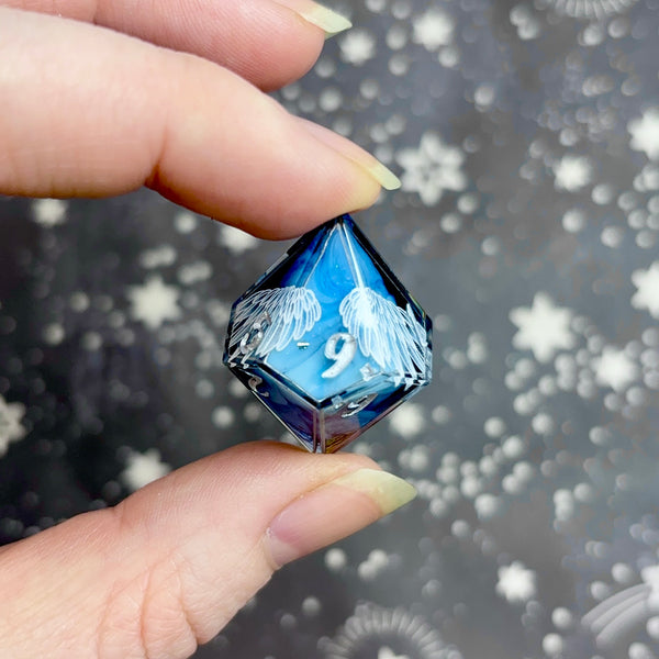 "Nightsong" - 7 Piece Show Off Set - Logo d20