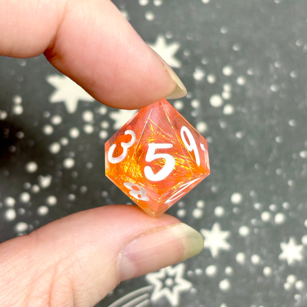 "Tangerine Tang" - 7 Piece Set - Logo d20